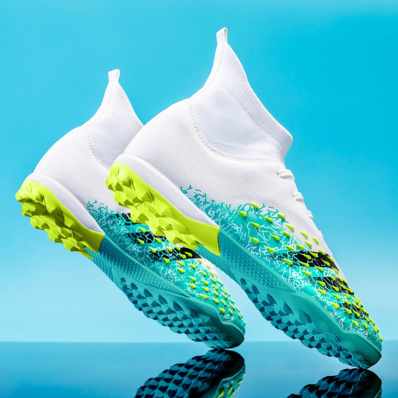 SX Hot Sale High Quality Futsal Turf Rubber Outsole Broken Nails Design Custom Material colorIndoor Soccer Shoes For All Seasons