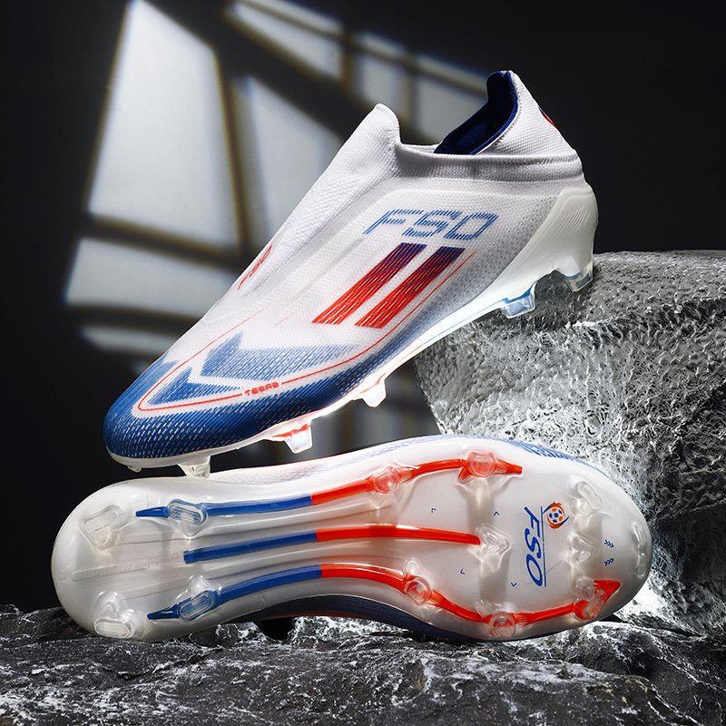 2024 Latest New Classic Fly Mesh Football Soccer Shoes High School Students PU Men Women Summer Winter Spring-New Fashionable