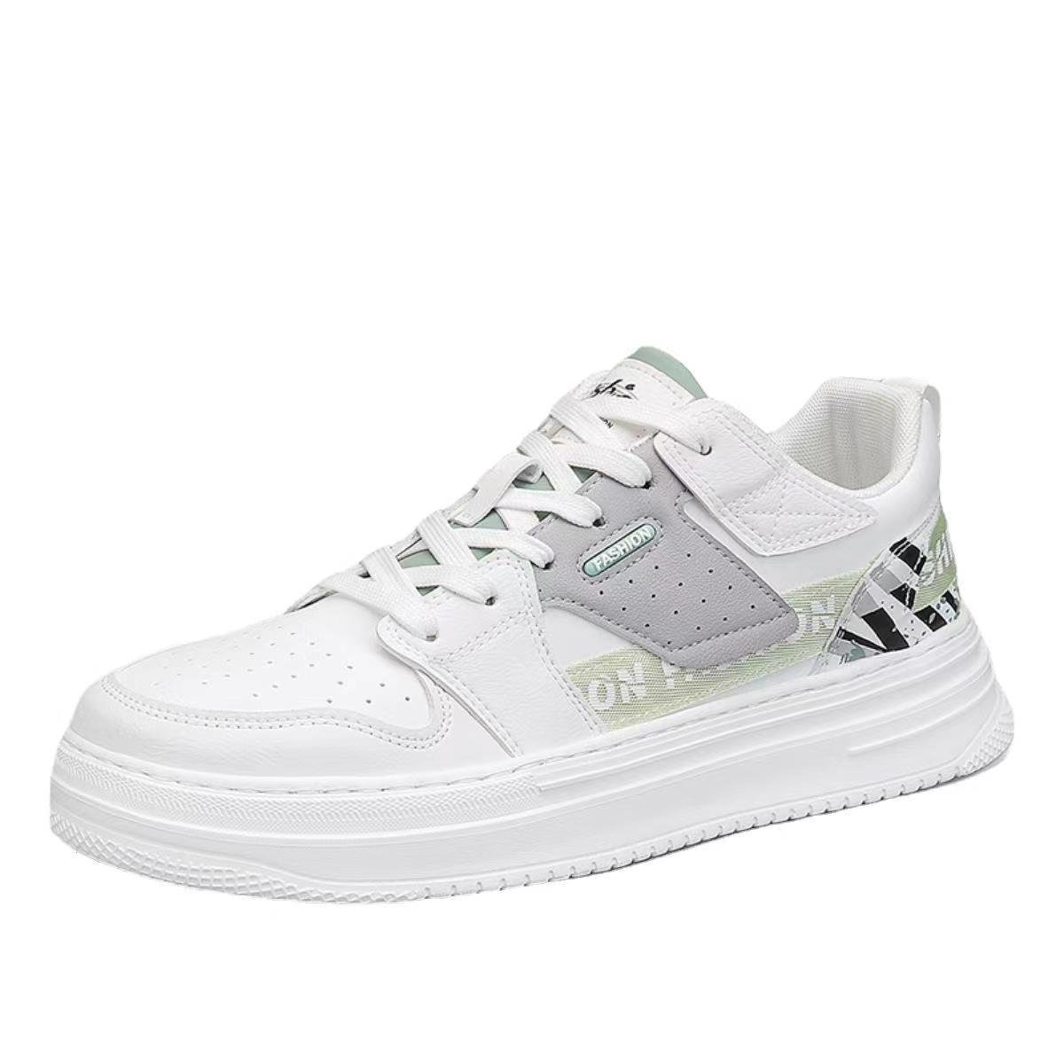 Autumn and winter fashion design new men's casual sports shoes soft sole increase casual skateboard shoes lace-up walking shoes