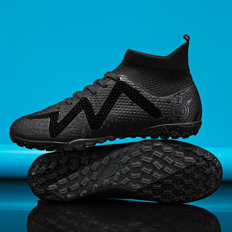 Outdoor Men's Football Sneakers Boy's Soccer Shoes High Ankle Men's Cleats Training Sport Soccer Shoes