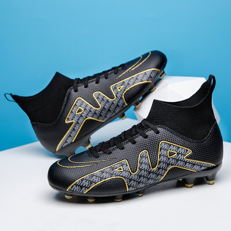 Cristiano Ronaldo 15 football shoes for men and women high top AG long nail TF broken nail student campus training shoes