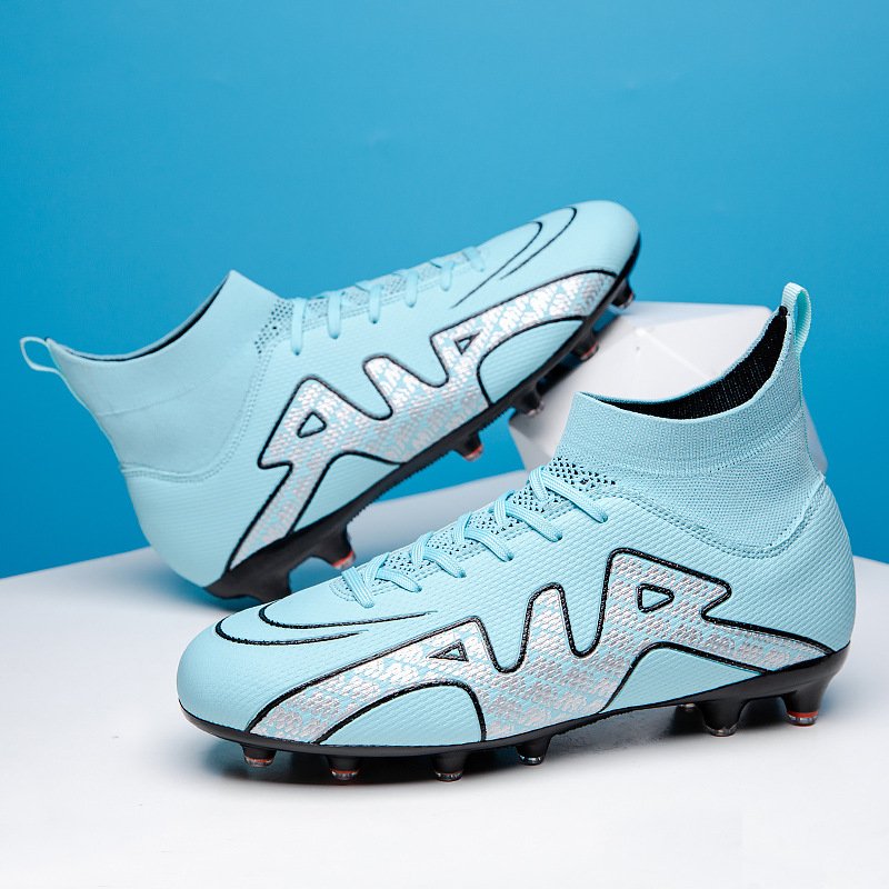 Cristiano Ronaldo 15 football shoes for men and women high top AG long nail TF broken nail student campus training shoes