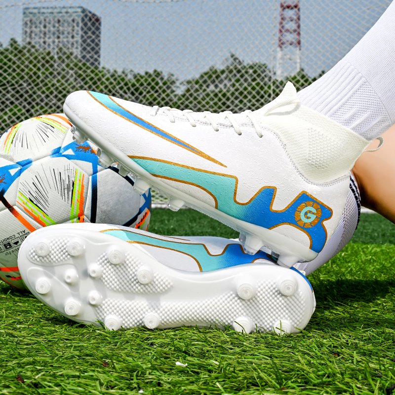 Summer breathable mesh surface new children's soccer shoes training shoes men's elementary school soccer shoes broken cleats