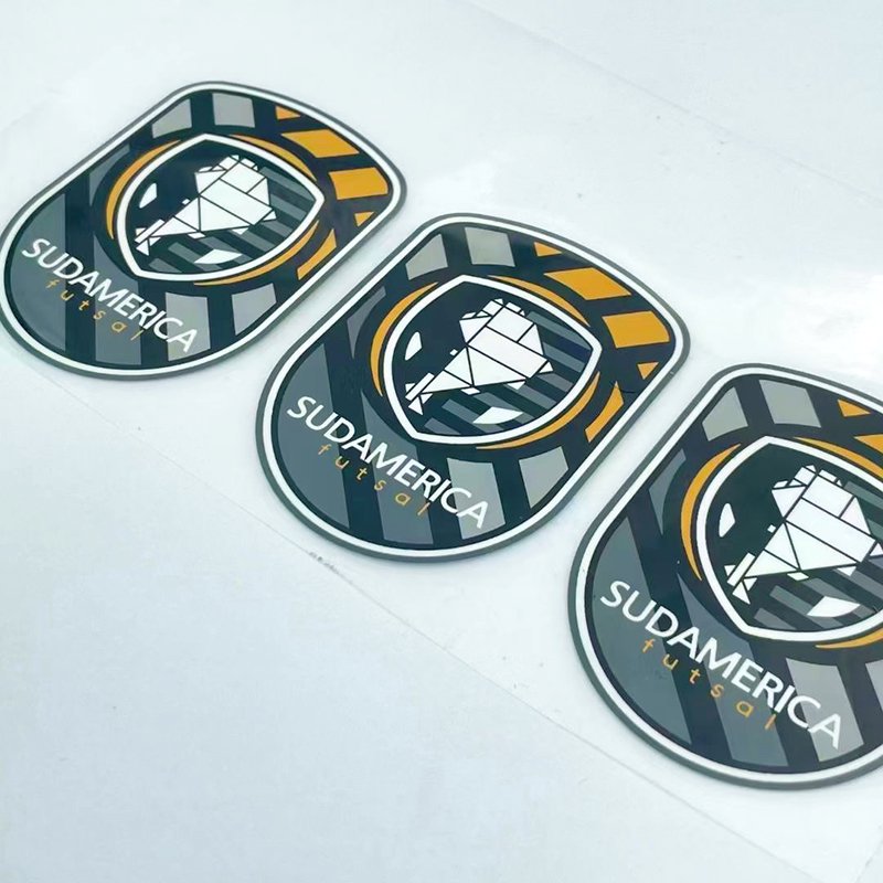 Customized Club Soccer 3d Logo Silicone Tatami Patches Sports Flock Heat Transfer Badge Iron On Labels for Garments Shoes