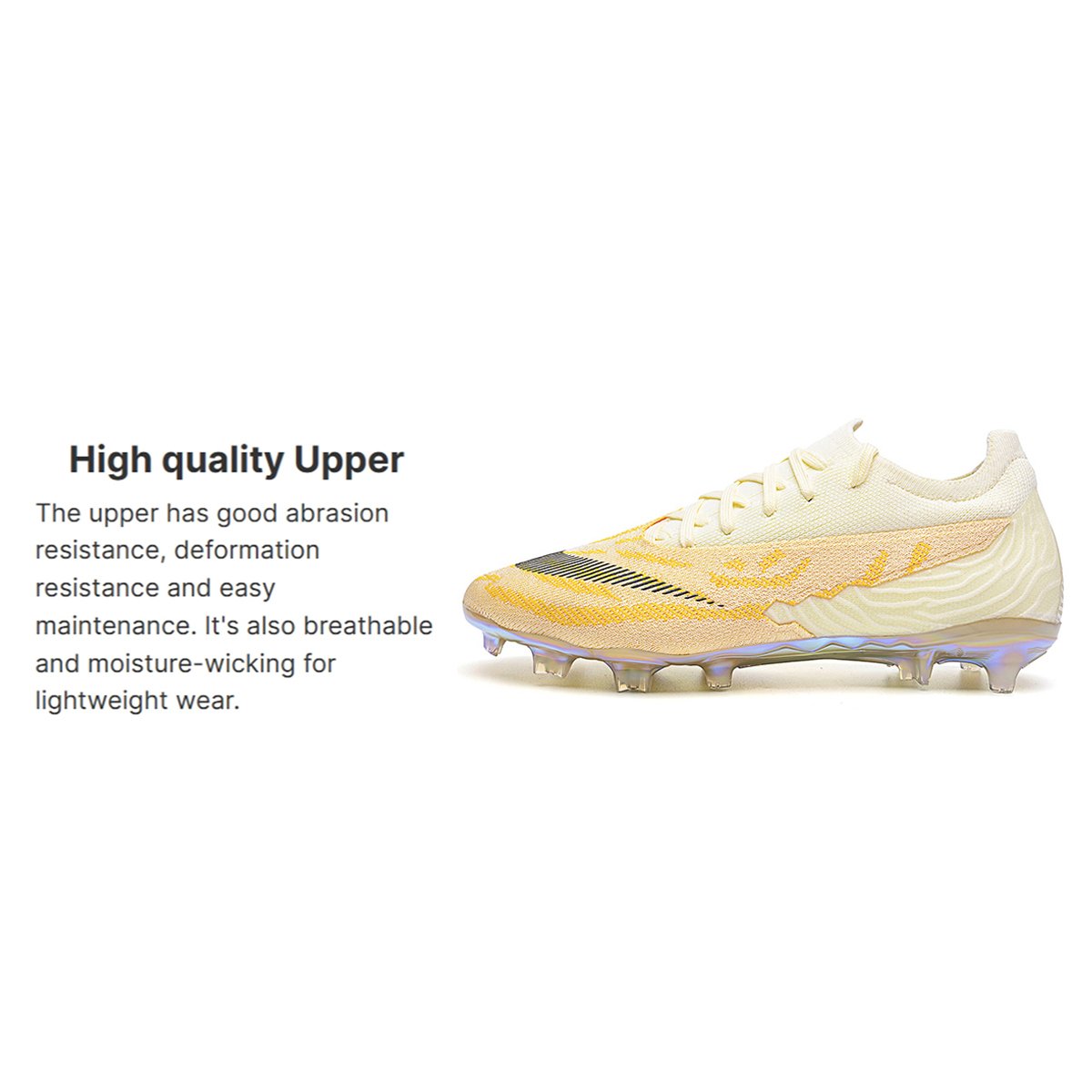 Soccer Shoes Men's Low-Top Football Boots Long Spike Broken Nails Soccer Shoes Football Sneaker AG/FG
