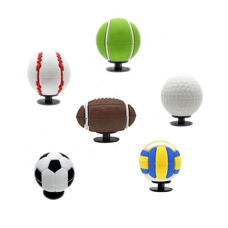 3D Balls Charms 3D Basketball Shoes Accessories Football Shoe Decorations For Men Kids Clog Charms