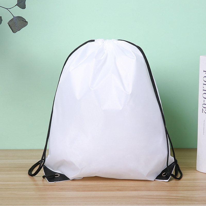 2024 OEM Waterproof Gym Bag Drawstring Storage Pocket Bags Drawstring Advertising Bundle Pocket Print Folding Portable Bag