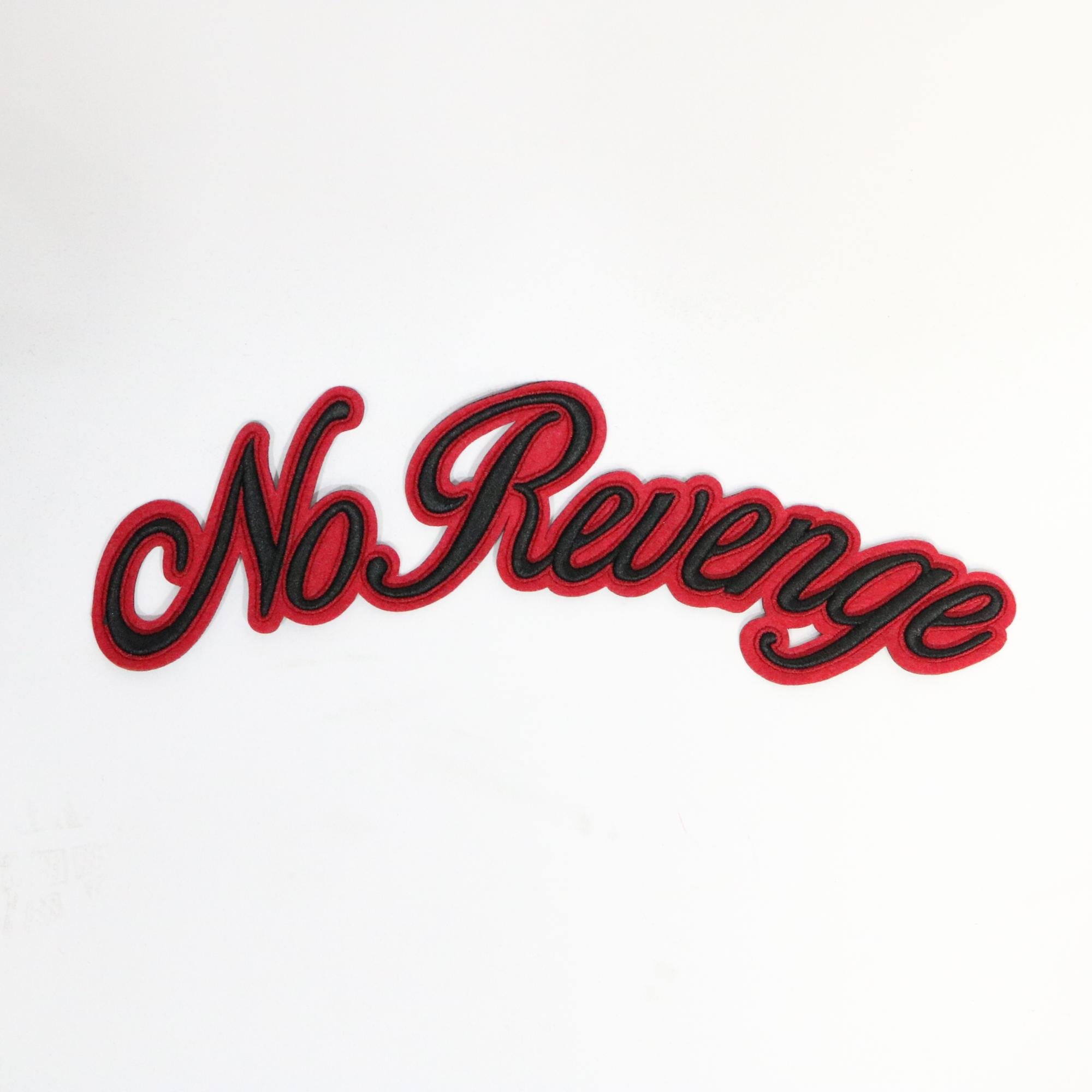 Customized Letter Embroidery Chenille Patches Iron On Felt Sew/Iron On Patch Chenille Embroidered For Clothing