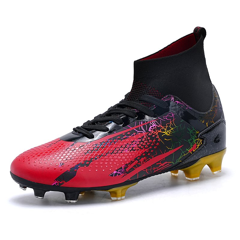 Brand Logo Custom Women Boys Professional AG FG TF Football Shoes EU 47 US 13 Plus Size Training Men Leather Soccer Cleats Boots