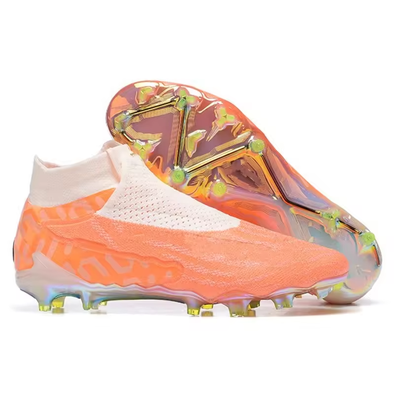 Wholesale High Ankle Soccer Shoes Famous Brand Football Soccer Boots Top Quality Fashion Chaussures Hommes Football Shoes