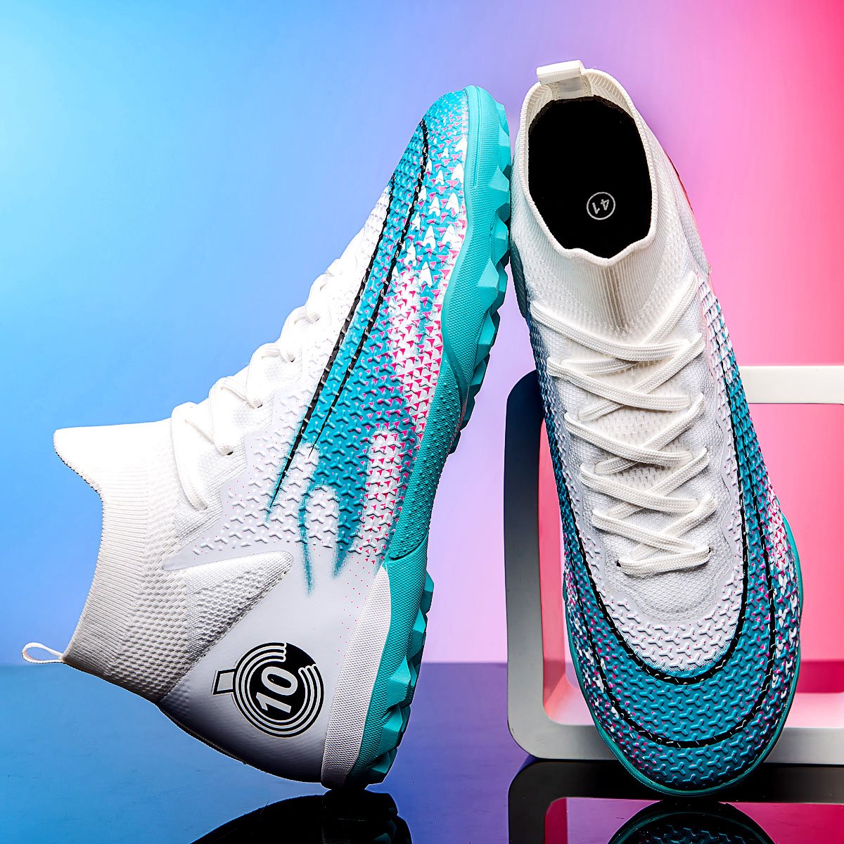 Unisex Premium High-Top Soccer Cleat Shoes OEM ODM Original Light Wear-Resistant Outdoor/Indoor Use New Design Men Summer Winter