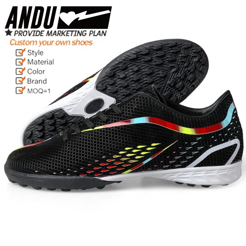 Multi-Color Fashion Trendy Design High Quality Teenager Sports Trainer Sneakers Unisex Football Boots Professional Soccer Shoes