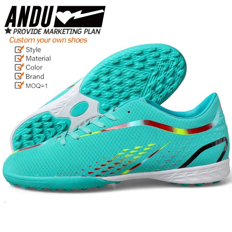 Multi-Color Fashion Trendy Design High Quality Teenager Sports Trainer Sneakers Unisex Football Boots Professional Soccer Shoes