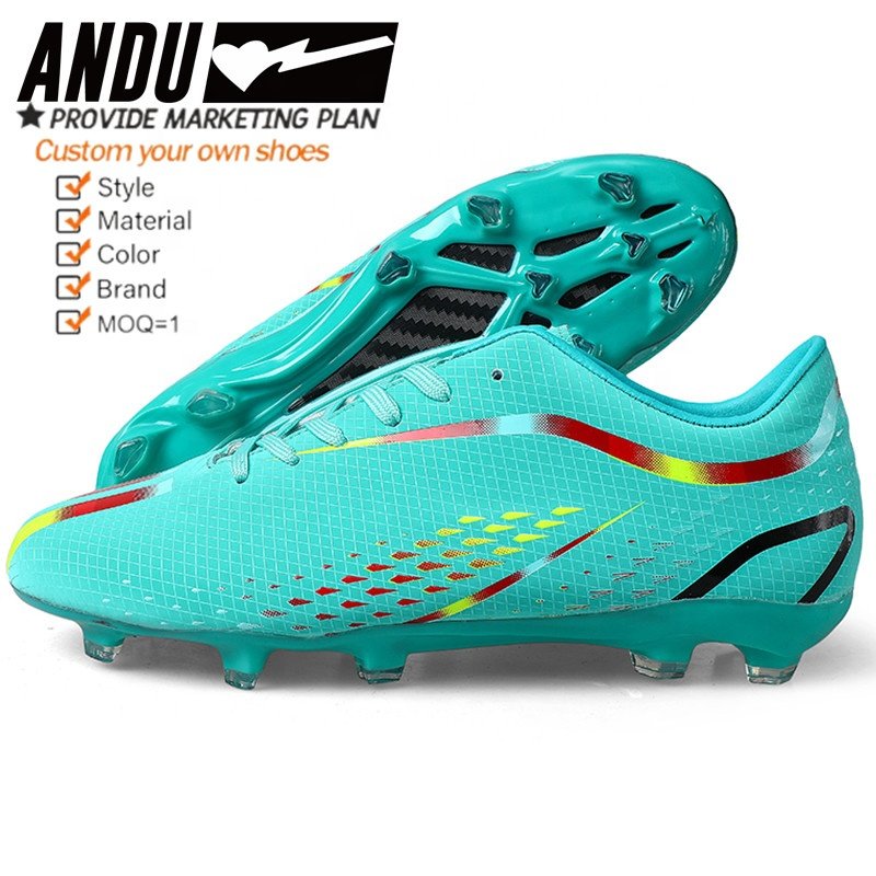 Multi-Color Fashion Trendy Design High Quality Teenager Sports Trainer Sneakers Unisex Football Boots Professional Soccer Shoes