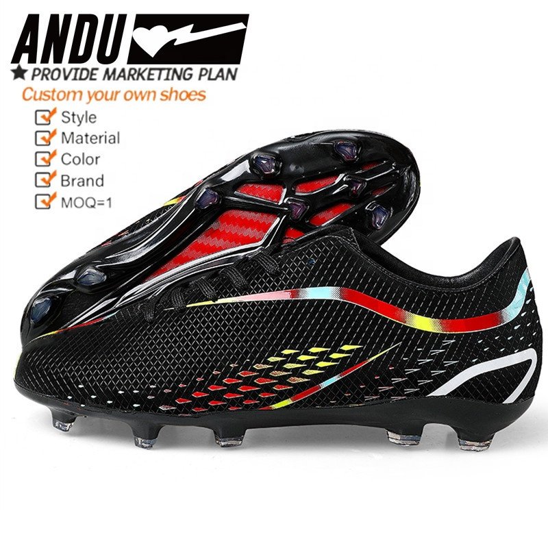 Multi-Color Fashion Trendy Design High Quality Teenager Sports Trainer Sneakers Unisex Football Boots Professional Soccer Shoes