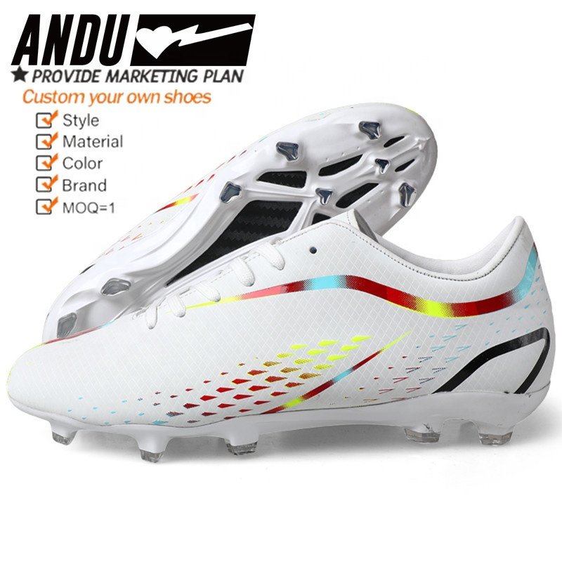 Multi-Color Fashion Trendy Design High Quality Teenager Sports Trainer Sneakers Unisex Football Boots Professional Soccer Shoes