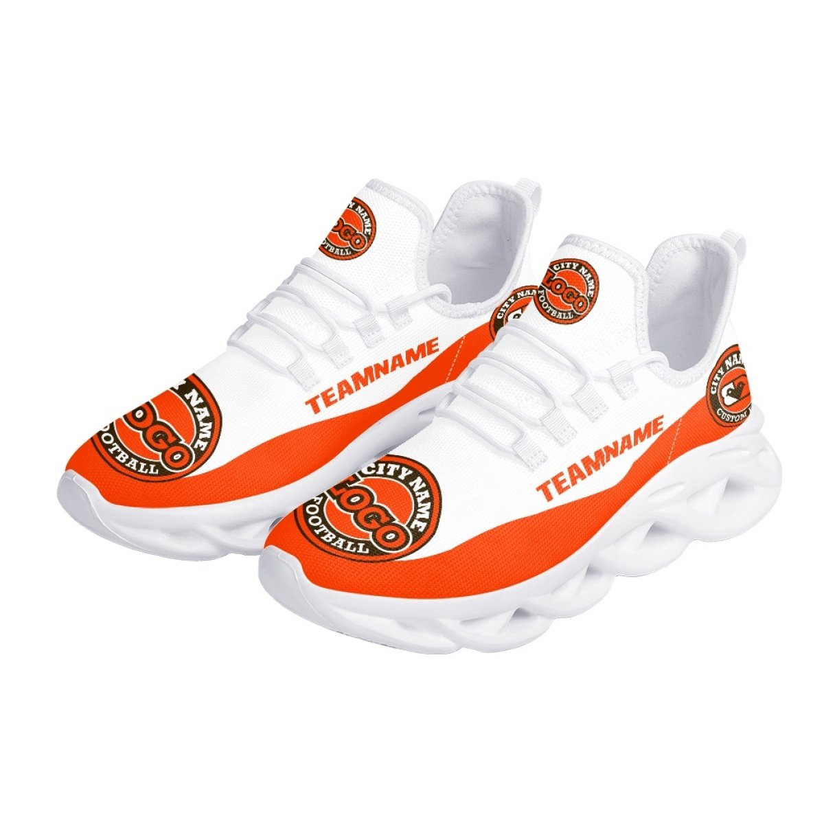 Manufacture Fans Soccer Print Woman Shoes 3D Print Sports Shoes Men Custom Sneaker New Arrival Casual Sports Men High Top Shoes