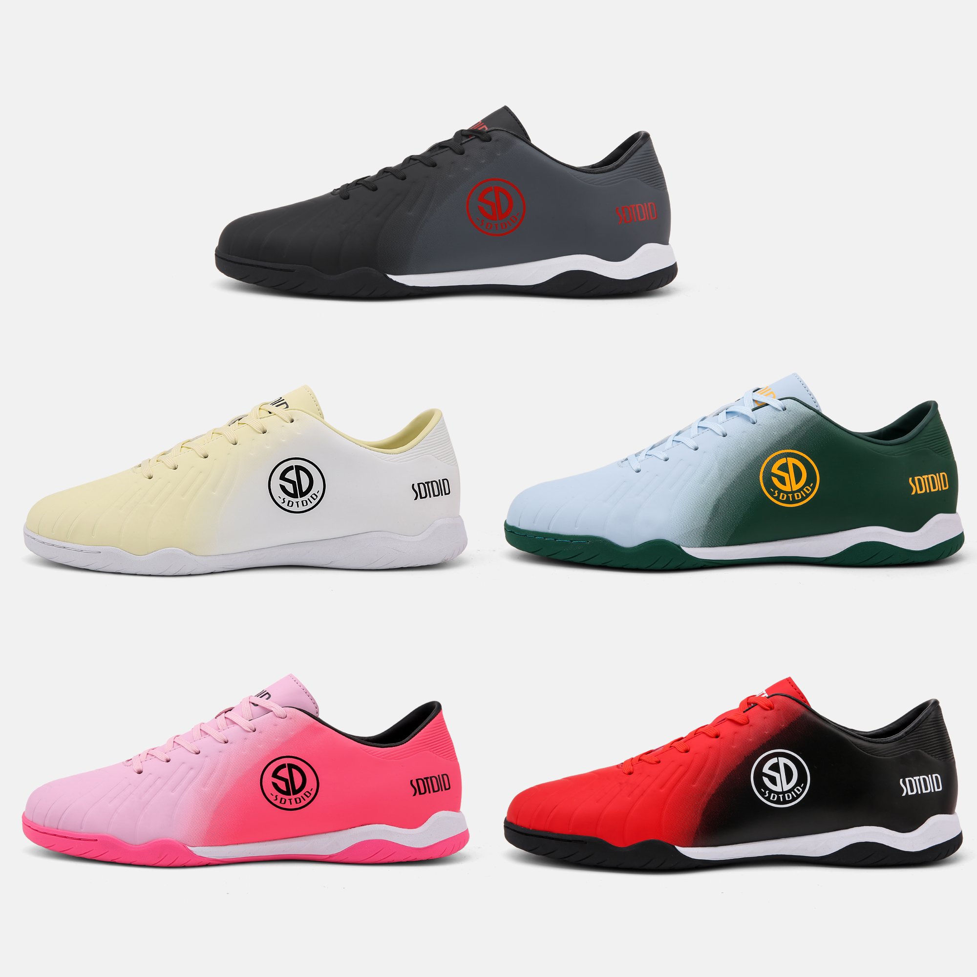 Custom Manufacturer Oem Outdoor Professional Ankle Low Top Training Futsal Soccer Shoes For Men
