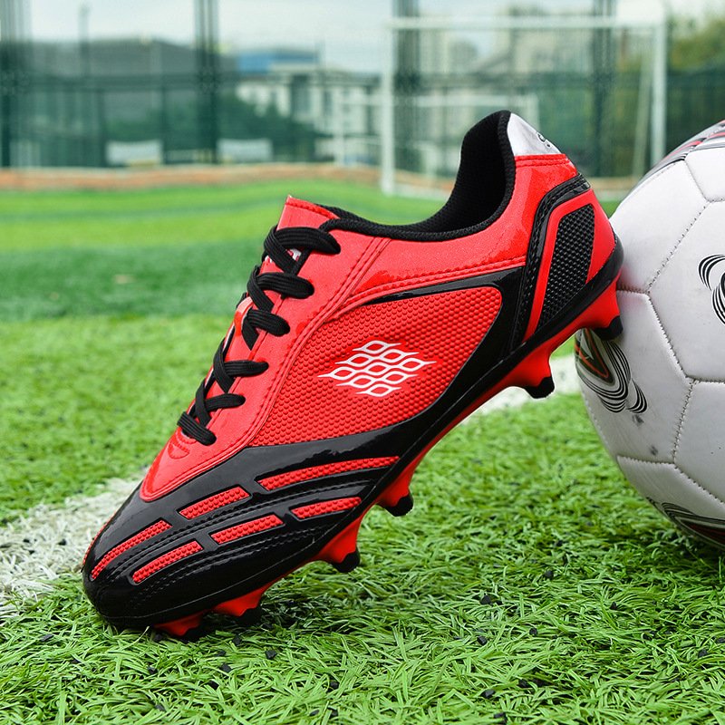 Customized High-Top Men's Football Boots Turf Fg Men's Anti-Skid Football Shoes Soccer Shoes