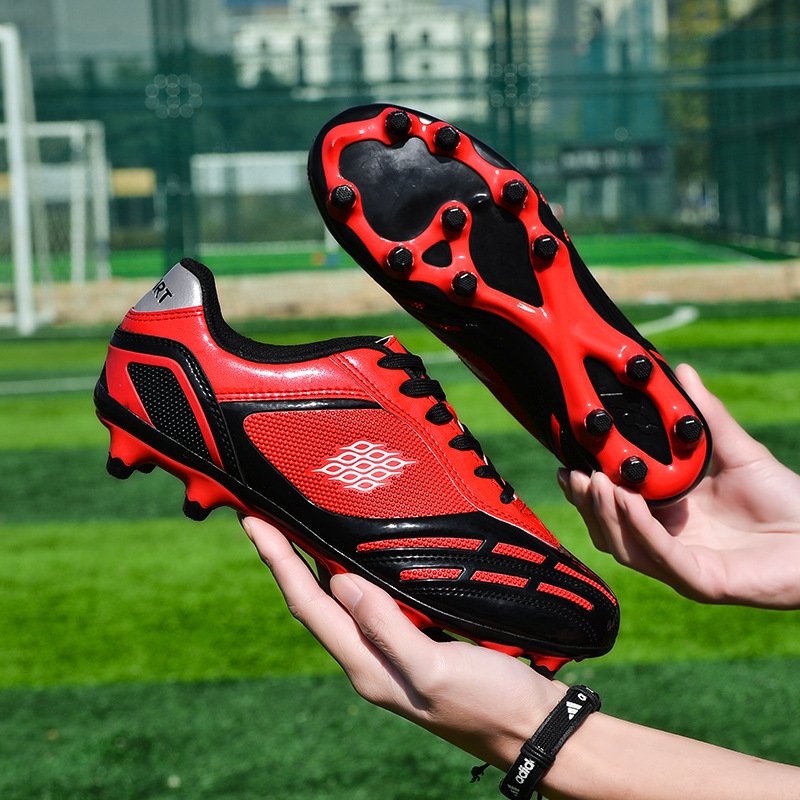 Customized High-Top Men's Football Boots Turf Fg Men's Anti-Skid Football Shoes Soccer Shoes