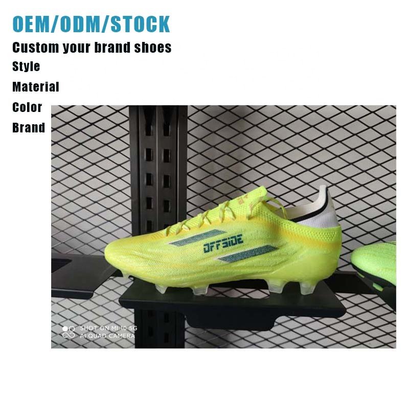 Custom football shoe Children's Training Sport Sneakers Football Anti slip FG Futsal Soccer Shoes