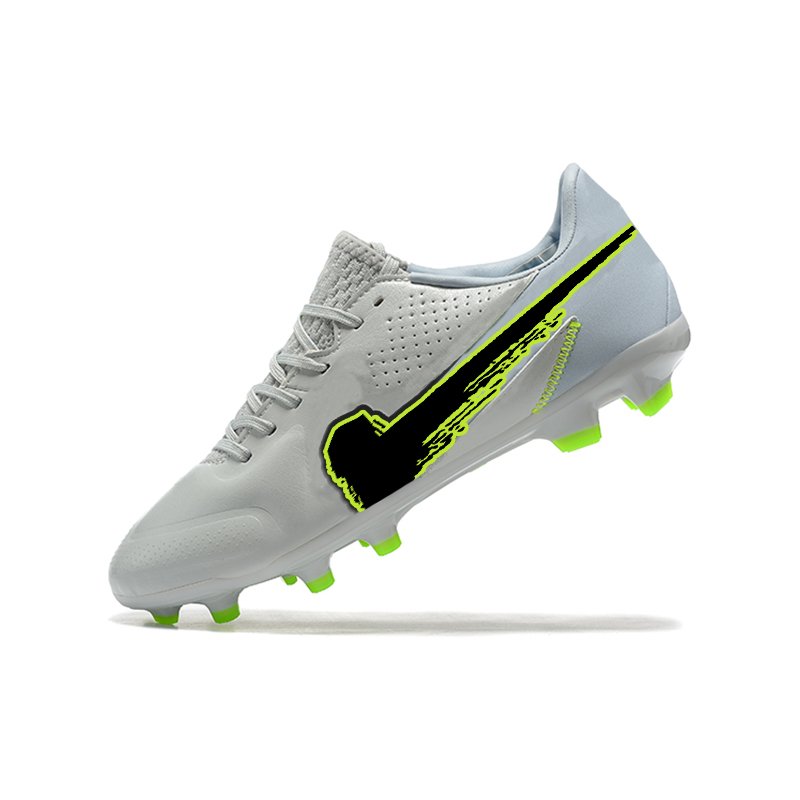 New Product Fashion Football Shoes wholesale Breathable Botines De Futbol Soccer Shoes silver FG Male Football Soccer Boots