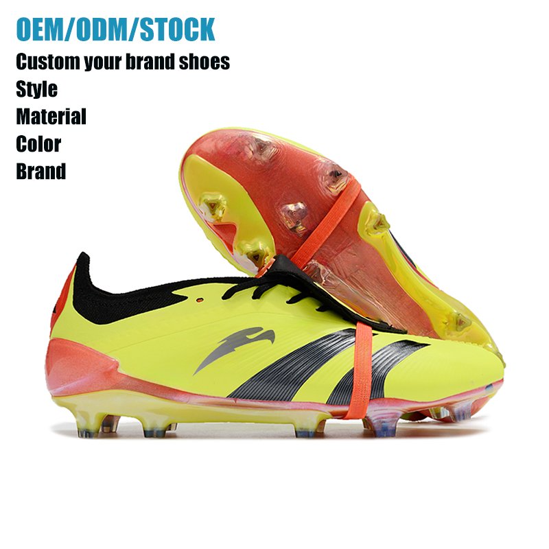 Professional Kids athletic outdoor shoes boys FG spike soccer shoes Training Adult Ankle Custom New style Cleats