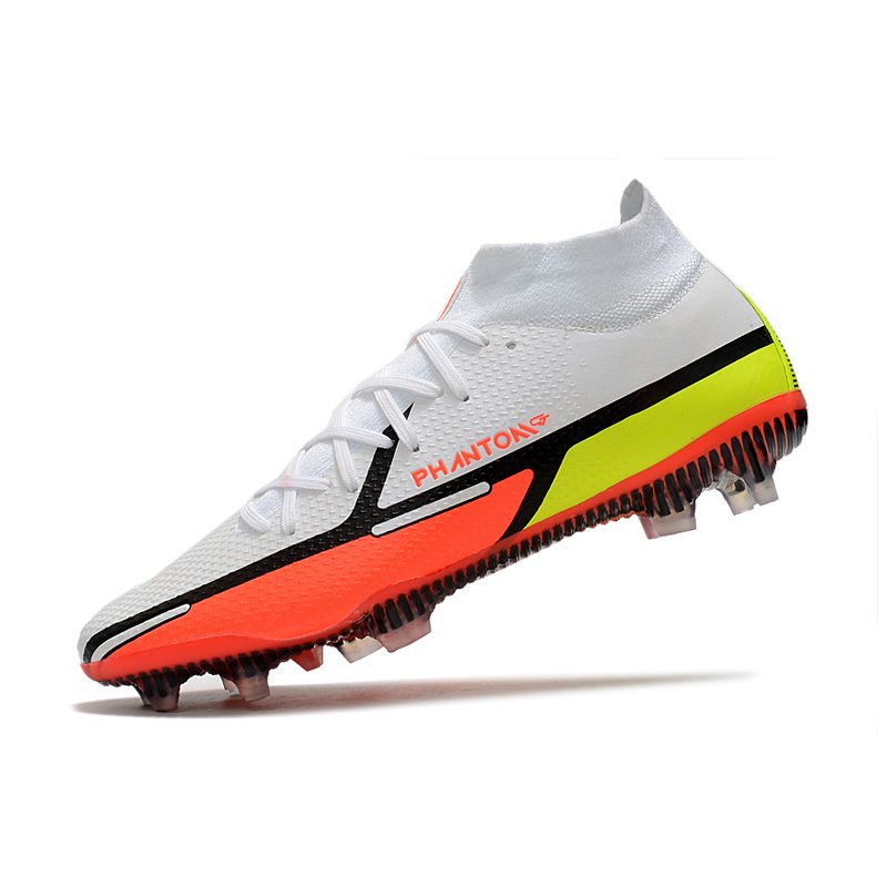 New Phantom GT2 Football Boots,Men Waterproof Knitted Dynamic Fit DF FG Soccer Shoes