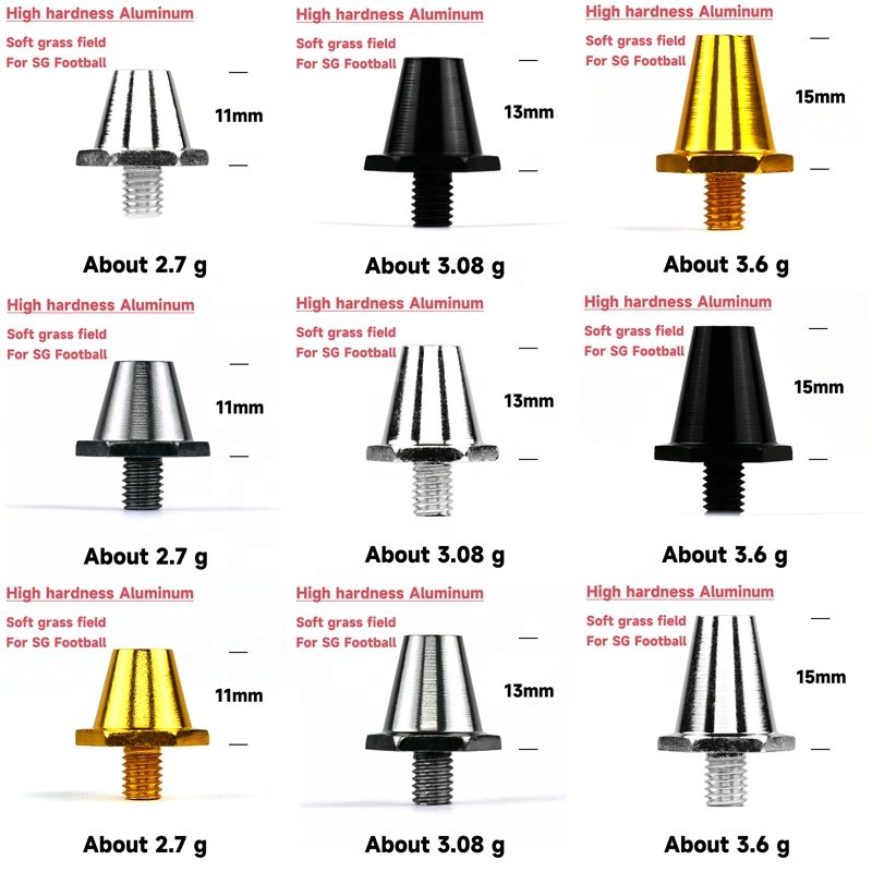 Thread M5 High hardness Aluminum 11-13-15mm Replacement SG football shoes studs football soccer boots nails spikes accessories