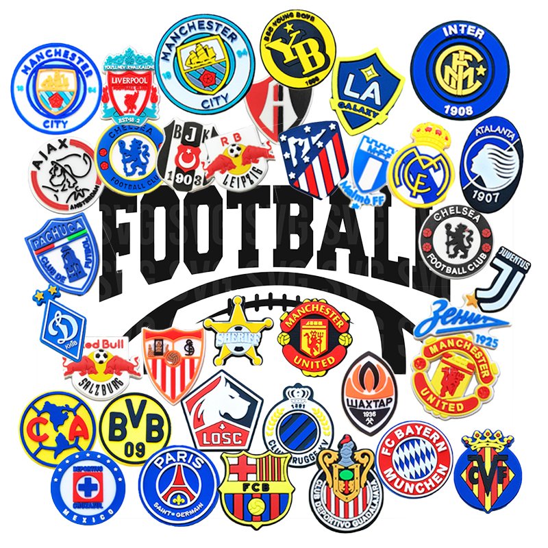 shoe charm building blocks strap shoe charms fabric england soccer team Premier League shoe charms australian theme