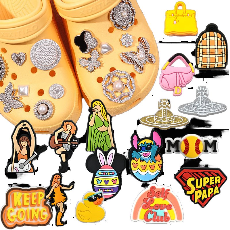 shoe charm building blocks strap shoe charms fabric england soccer team Premier League shoe charms australian theme