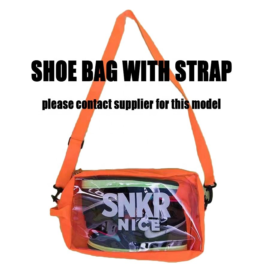 Sneaker Storage Bag Portable Football Basketball Shoe Bag Waterproof Sports Clear Window Custom Your Logo Soccer Shoe Bag