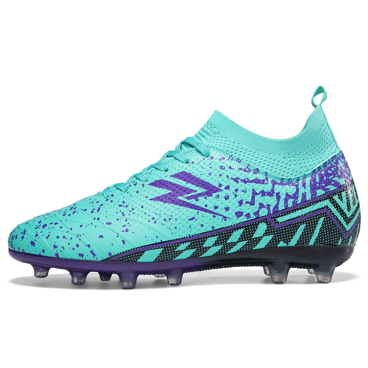 OEM ODM Factory Manufacture Custom Men's Soccer Shoes Original Outdoor Turf Athletic Cleats Socks Boots for Football Sports
