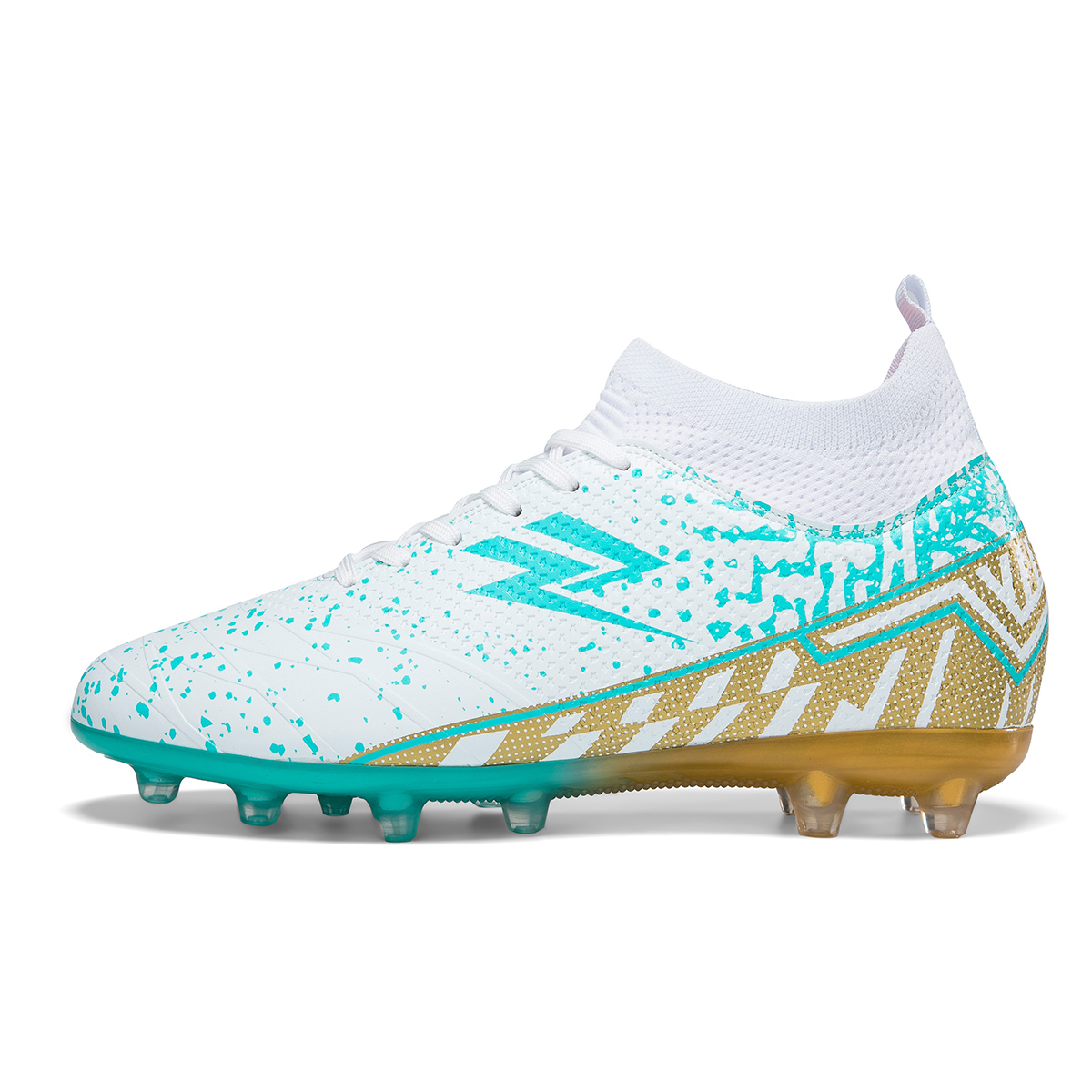 OEM ODM Factory Manufacture Custom Men's Soccer Shoes Original Outdoor Turf Athletic Cleats Socks Boots for Football Sports