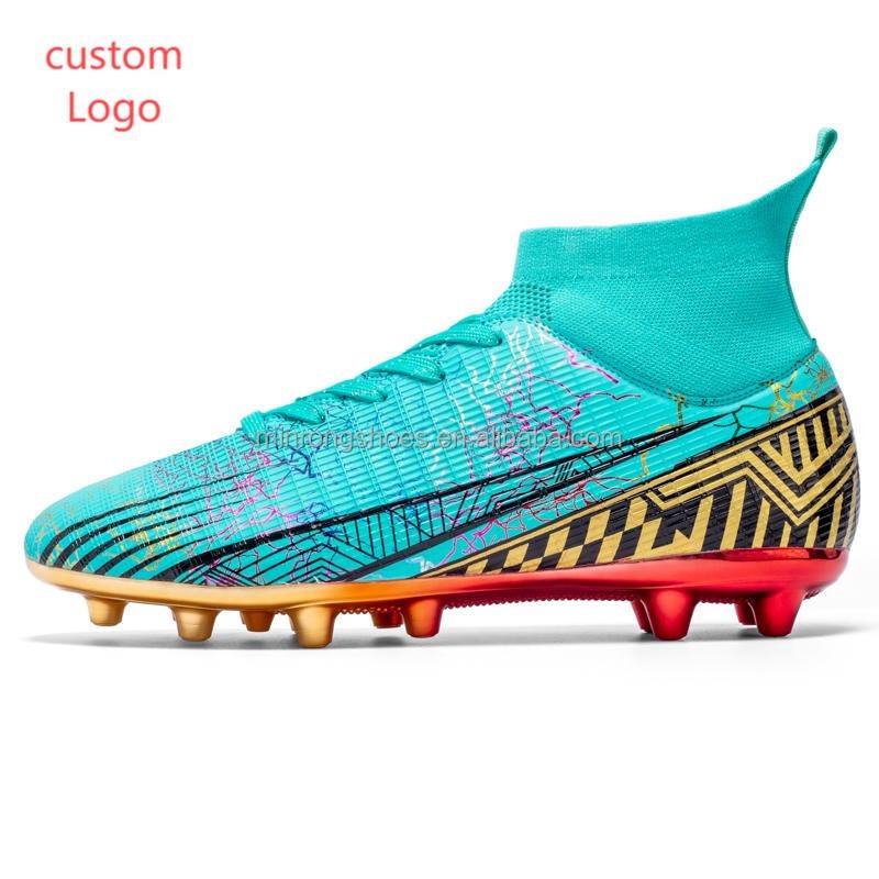 2024 most popular design football boots professional Cheap kid Soccer football shoe girl Sport futsal Cleats School size 33-44