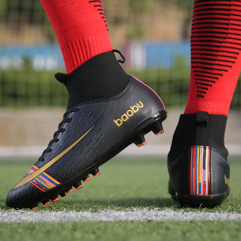 Wholesale Cheap Custom Retro High-Top FG/TF Trainers Popular Soccer Cleats Men Women Summer Winter Football Match Soccer