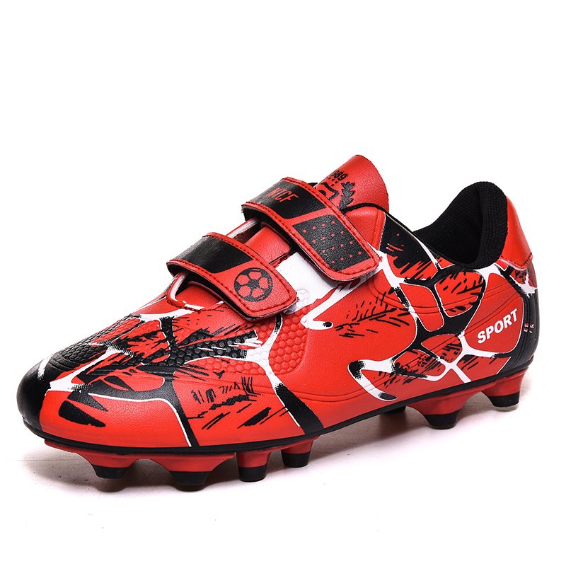 Football Shoes Low-top Soccer futsal Football Boots FG HG TF Team Sports Boy's Girls' Children's Hook & Loop Footwear Sneakers