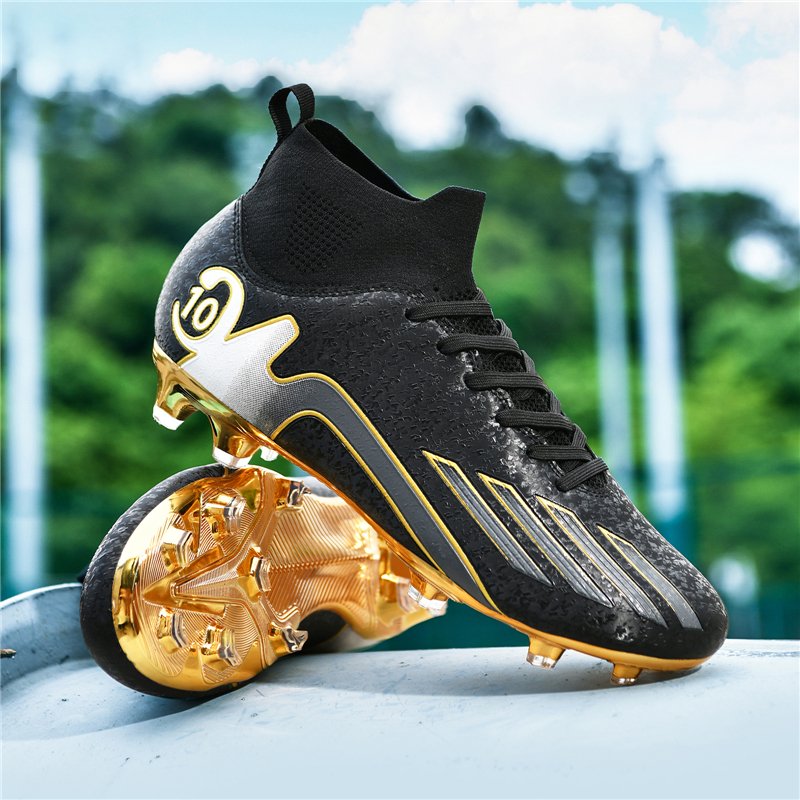 breathable mesh surface new children's soccer cleats training shoes men's elementary school soccer shoes football boots
