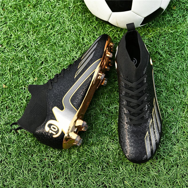 breathable mesh surface new children's soccer cleats training shoes men's elementary school soccer shoes football boots