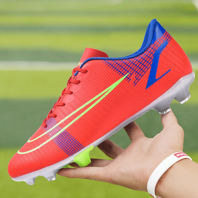 Short spike soccer shoes boys and girls TF crushed artificial turf AG long spike training shoes student sports