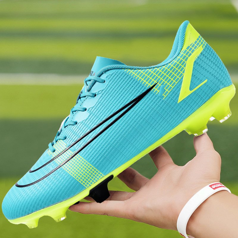 Short spike soccer shoes boys and girls TF crushed artificial turf AG long spike training shoes student sports