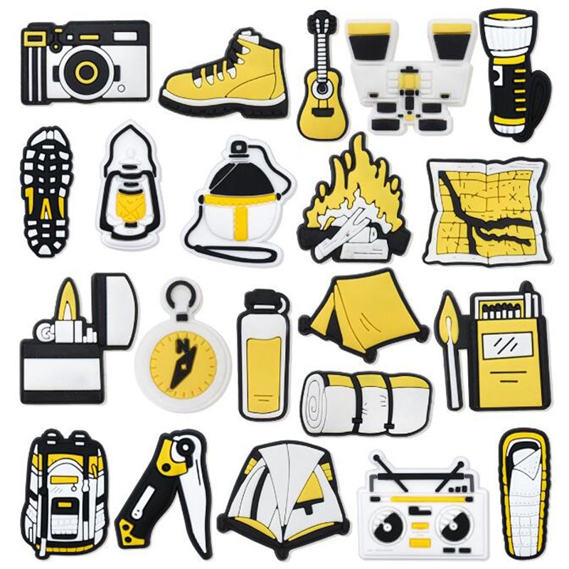 cartoon Pvc Soccer Shoe Charms cute Football sports shoe charms wholesale cute animal cow Clog Buckle Decorations for croc shoe