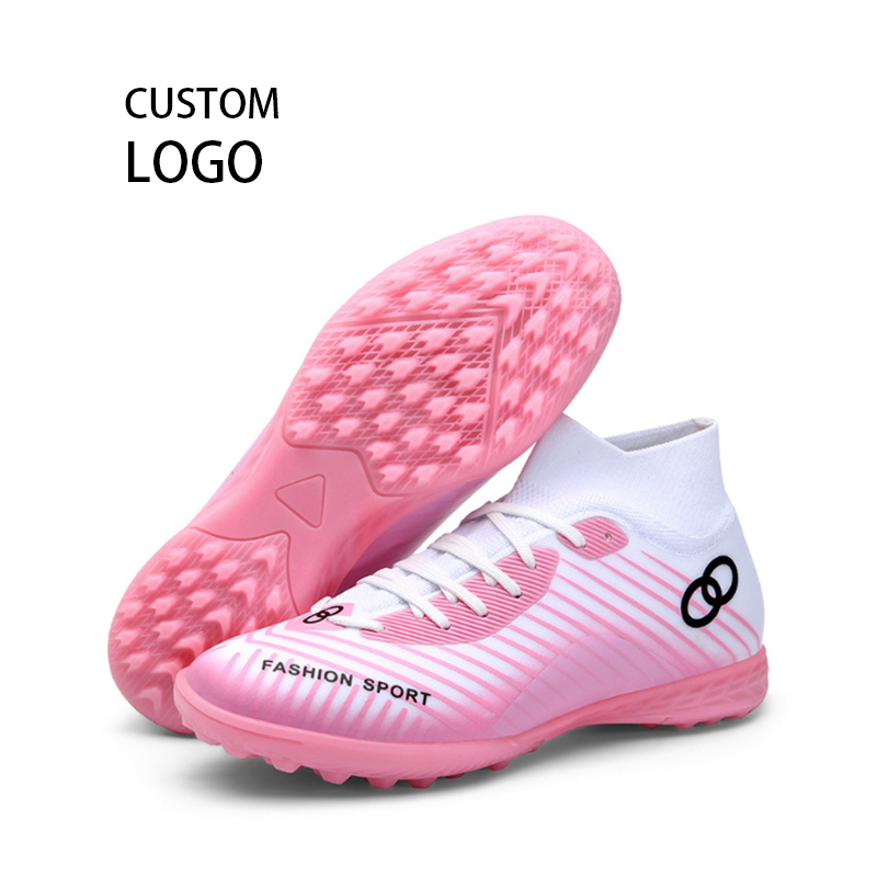 Professional Men's AG TF Training Soccer Boots Custom Winter Autumn Seasons Wear Resistant High Top Football Shoe
