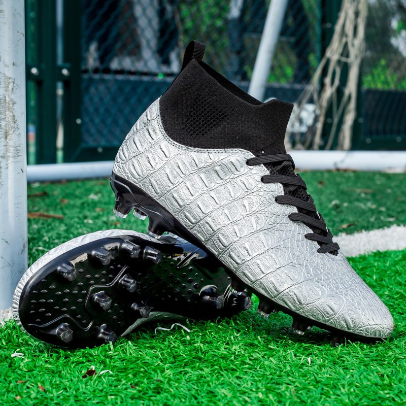 Wholesales High Quality PU Leather Ankle Cleat Boots Training football Turf Athletic men Soccer Shoes