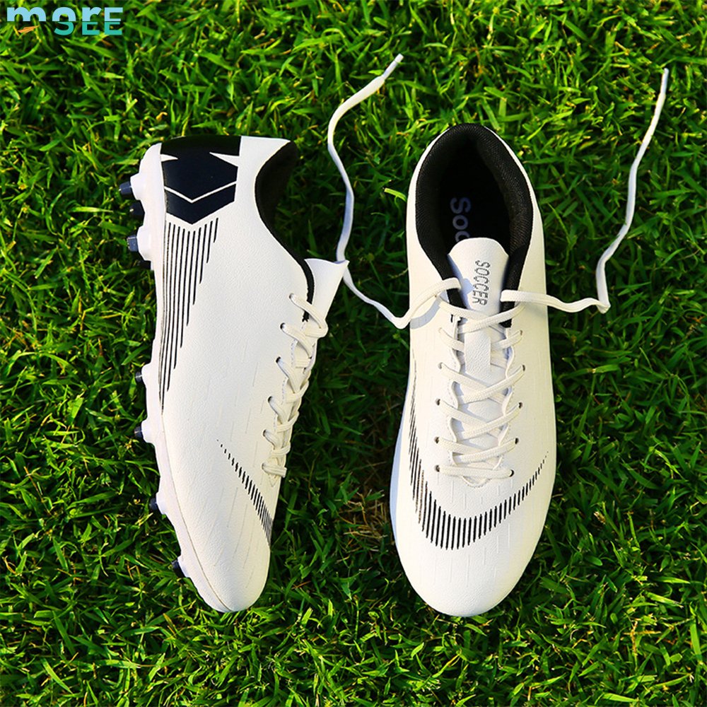 SeeMore Selection Professional Turf Field Breathable Athletic Football Shoes Boots Soccer Cleats