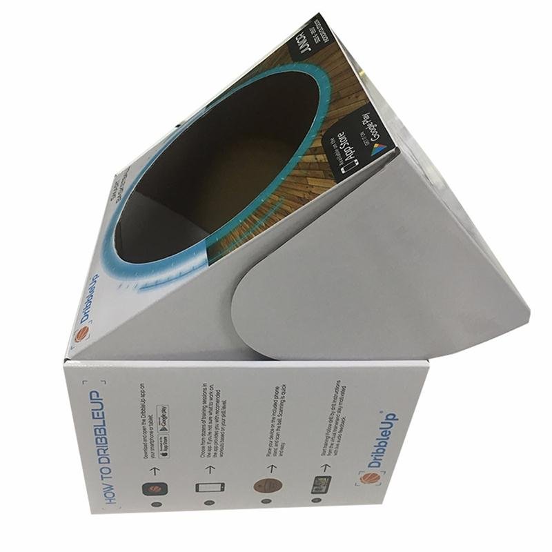 Customised Logo Print Tuck Top Carton Mailer Box Football Packaging Soccer Ball Box Display Box For Basketball Ball