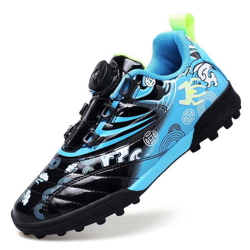 29-39 boys soccer shoes campus training girls sneakers rubber lightweight non-slip football boots custom logo
