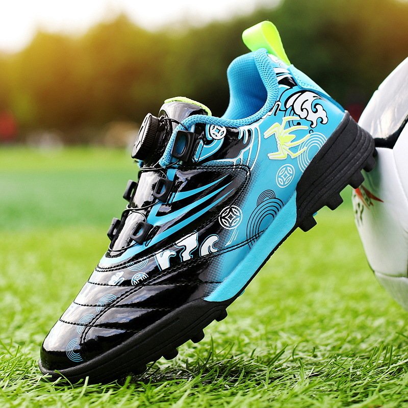 29-39 boys soccer shoes campus training girls sneakers rubber lightweight non-slip football boots custom logo