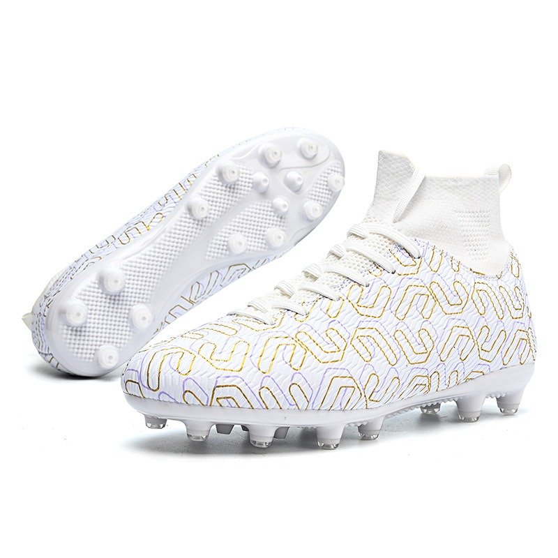 Customized professional low-cost high quality lawn five-a-side sports shoes football football shoes men's leather interior