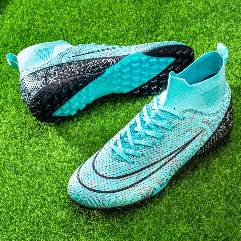 Drop Shipping Fashion Oem Odm Futsal Wholesales futebol Ronaldo Sport High-Top Match Soccer Cleat Turf Athletic Man Women Shoes